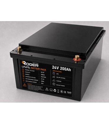 باتری 5 کیلووات لیتیوم فسفات مخصوص یو پی اس و سانورتر (25.6V 200Ah) - دانشجو کیت