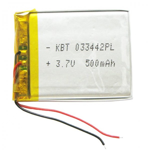 باتری لیتیوم پلیمر 3.7V 500mAh | دانشجو کیت