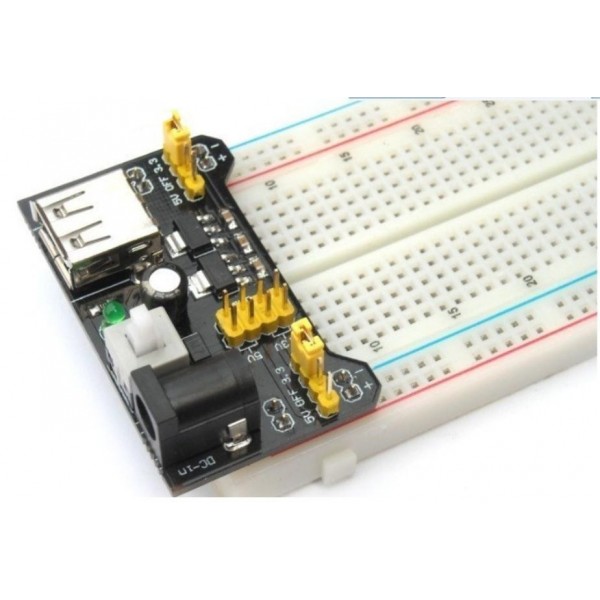 ماژول تغذیه برد بورد breadboard Power Supply | دانشجو کیت