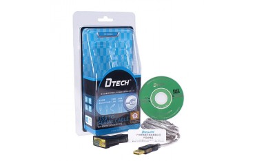 کابل مبدل Dtech USB to RS232