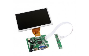 ال سی دی 7 اینچ تاچ 2av-1 vga-1 hdmi-ttl-50 pin-lvds-acc