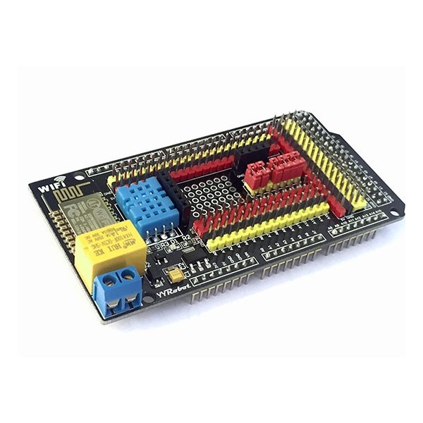 شیلد دما و رطوبت و وای فای Arduino mega 2560