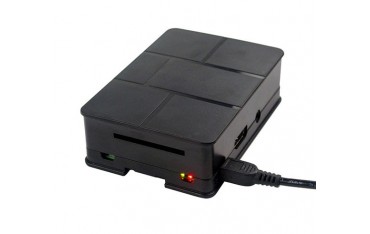 باکس رزبری ساده Raspberry Black ABS Box