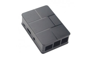 باکس رزبری ساده Raspberry Black ABS Box