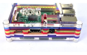 جعبه رنگين كمانى رزبرى Raspberry Pi Colorful Box