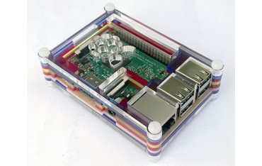 جعبه رنگين كمانى رزبرى Raspberry Pi Colorful Box