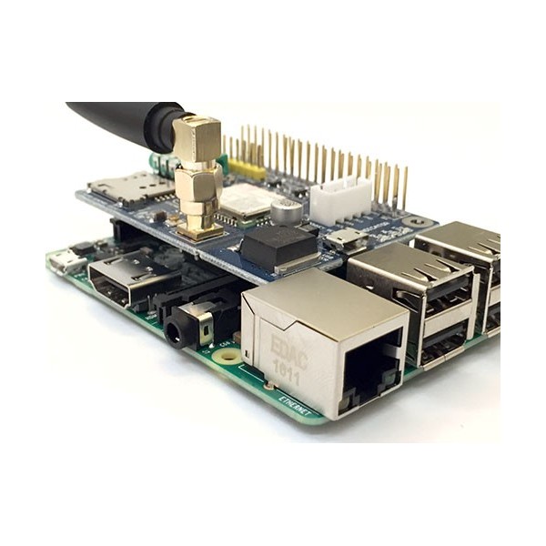 شیلد sim800C مخصوص رزبری پای Raspberry Pi GSM Shield با آنتن
