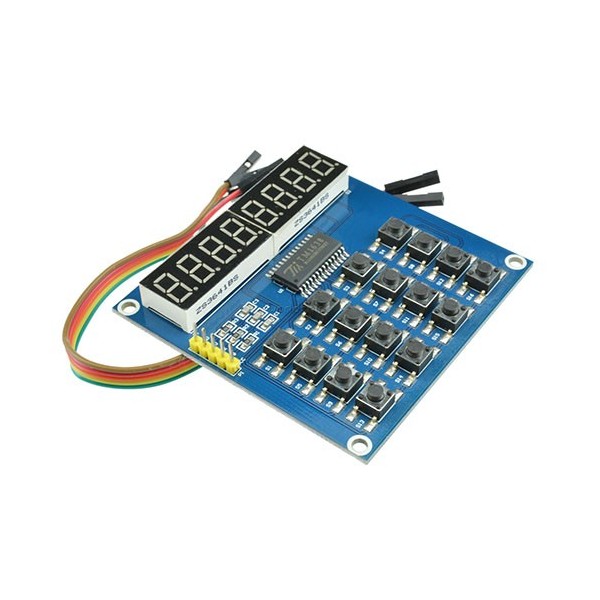 ماژول سون سگمنت با کیبورد Digital LED Tube 8-Bit TM1638