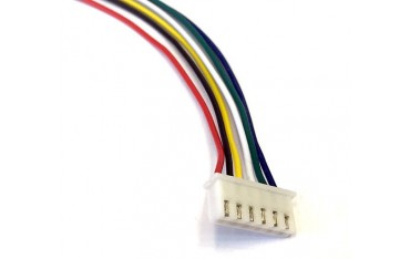 کابل XH شش پایه به همراه کانکتور XH رو بردی - XH Cable