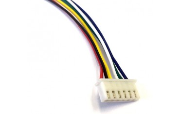 کابل XH شش پایه به همراه کانکتور XH رو بردی - XH Cable