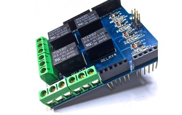 شیلد رله 4 کانال آردوینو Arduino Relay Shield