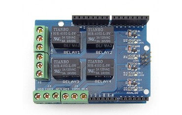 شیلد رله 4 کانال آردوینو Arduino Relay Shield