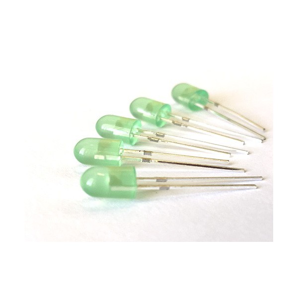 ال ای دی اوال سبز Oval LED مارک HG اورجینال