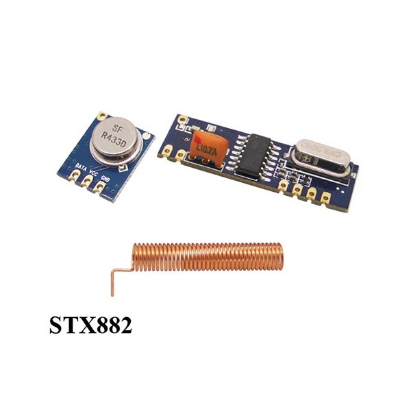 ماژول فرستنده گیرنده رادیویی Superheterodyne در باند فرکانسی 433MHz
