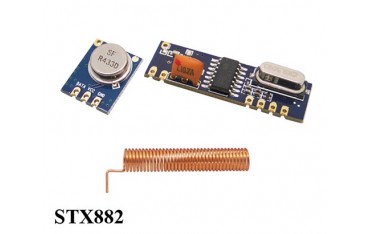 ماژول فرستنده گیرنده رادیویی Superheterodyne در باند فرکانسی 433MHz