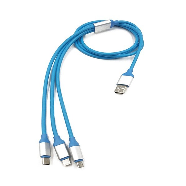 کابل USB 3 کاره مخصوص موبایل اندروید اپل و Type C