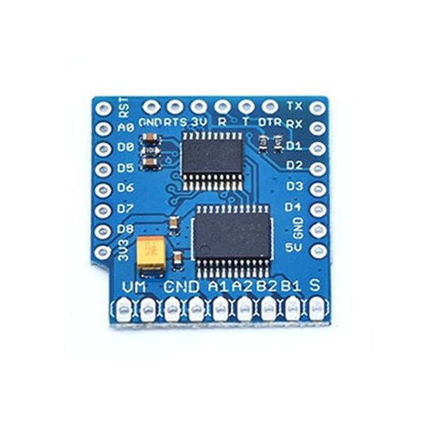 شیلد درایور موتور Motor Driver مخصوص اینترنت اشیاء IOT برد Wemos Mini D1 TB6612