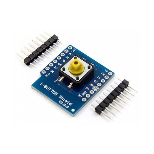 شیلد سوئیچ Button مخصوص اینترنت اشیاء IOT برد Wemos Mini D1