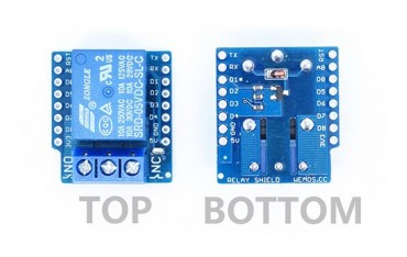 شیلد رله Relay مخصوص اینترنت اشیاء IOT برد Wemos Mini D1