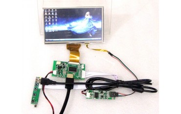 ال سی دی 7 اینچ TFT 7inch LCD 50pin با ریموت کنترل و خروجی HDMI