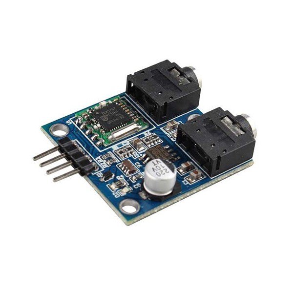 ماژول رادیو اف ام FM استریو بدون آنتن با تراشه TEA5767 سازگار با آردوینو و رزبری پای