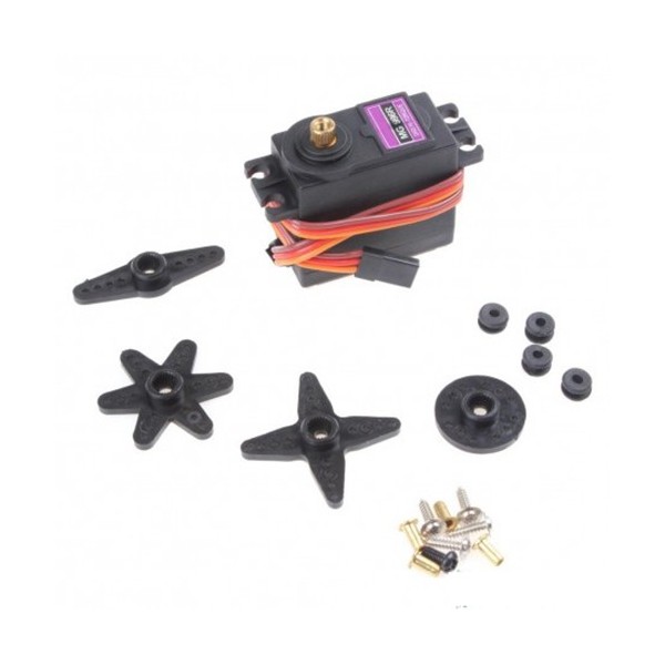 سروموتور MG996 دنده برنجی و شفت 180 درجه