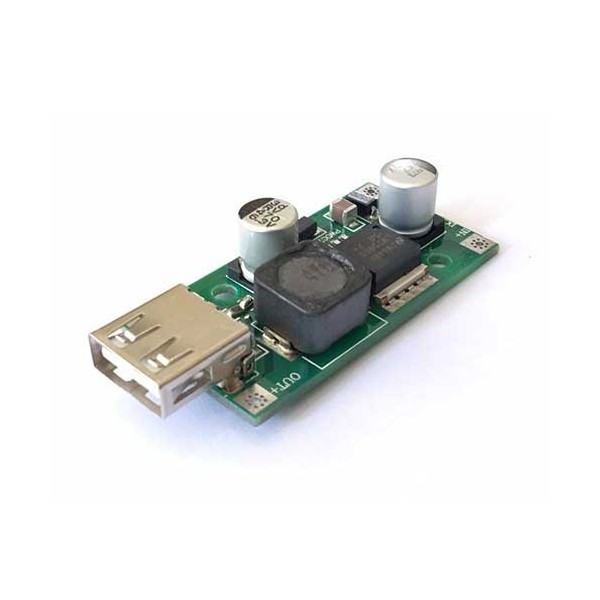 ماژول LM2596 کاهنده با خروجی USB ولتاژ ثابت 5 ولت