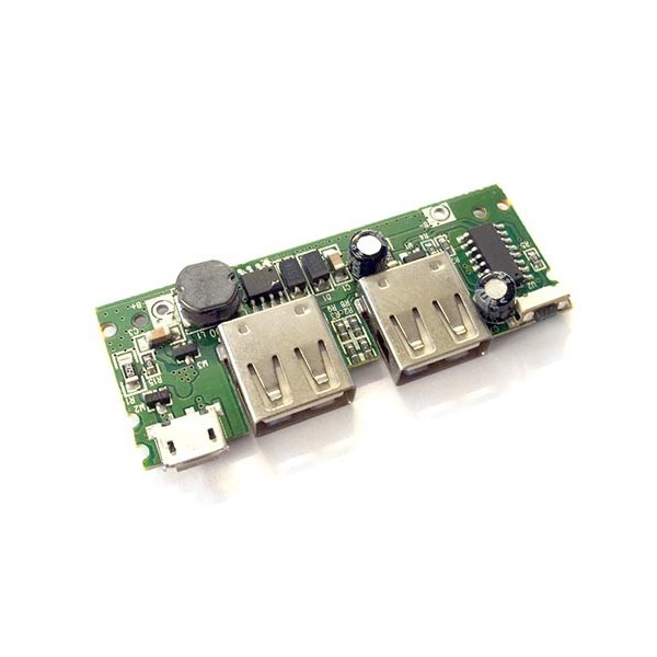 ماژول پاوربانک دو کاناله 5 ولت 2 آمپر Powerbank Module 2 channel با میکروسوئیچ