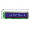 ماژول نمایشگر ال سی دی 2X20 کاراکتری آبی و سبز LCD 2x20 character