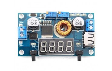 ماژول افزاینده ولتاژ 150 وات با نمایشگر و قاب 150W DC to DC Boost Converter