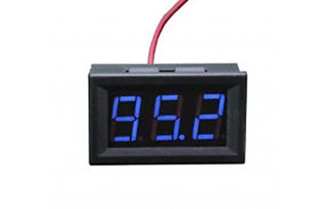 ماژول نمایشگر ولتاژ 3 دیجیت ولت متر با قاب پنلی Volt meter تا 300 ولت DC