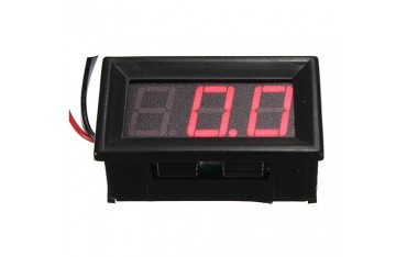 ماژول نمایشگر ولتاژ 3 دیجیت ولت متر با قاب پنلی Volt meter تا 300 ولت DC