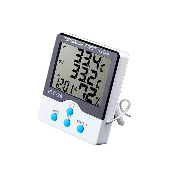 دماسنج و رطوبت سنج و ساعت رومیزی HTC2A