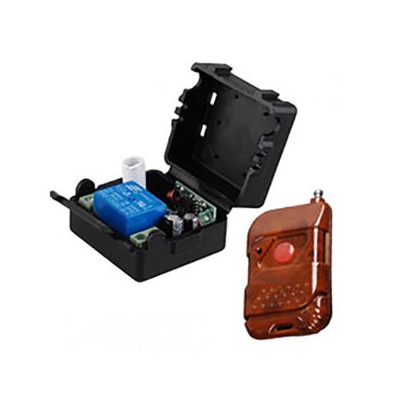ماژول ریموت فرستنده گیرنده 1 کانال کد لرن با جعبه مناسب در برقی
