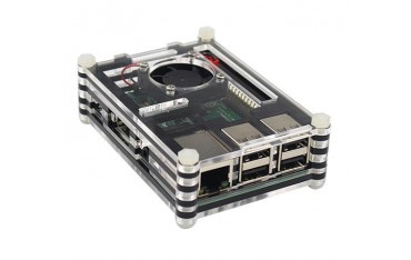 جعبه چندلایه رزبری پای Raspberry pi Multi layer اکریلیک با قابلیت نصب فن