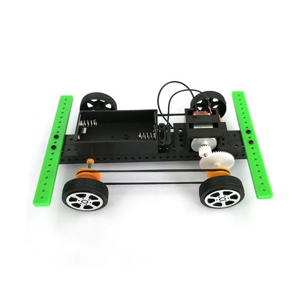 کیت ماشین برقی DIY تسمهای با نقشه مونتاژ - 3 ولت