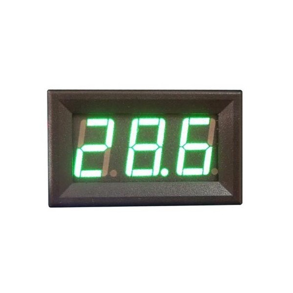 ماژول ولت متر پنلی با نمایشگر سگمنت 3 دیجیت ولتاژ 0-100 ولت DC