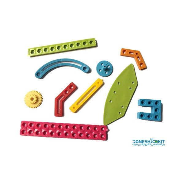 پکیج المان‌های پرکاربرد مخصوص ساخت ربات 10 مدل المان پلاستیکی
