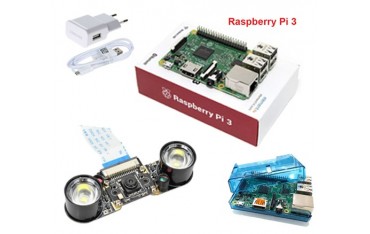 استارتر کیت دوربین مخفی دید در شب برد رزبری پای Raspberry pi starter kit IR Spy Camera