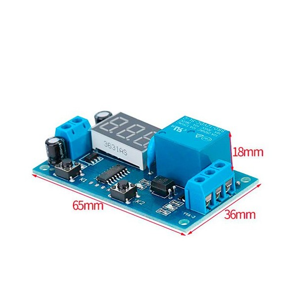 ماژول ساعت با تراشه STC 15w202s سگمنت و رله