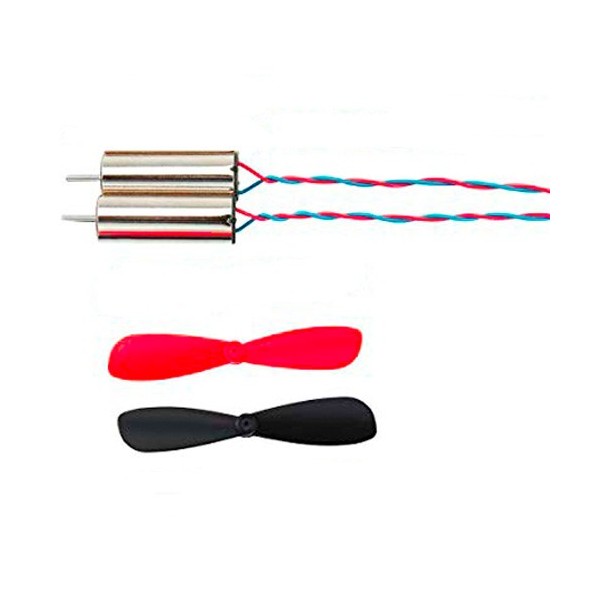 موتور کورلس گرد 20x9mm با ملخ (بسته دو عددی)