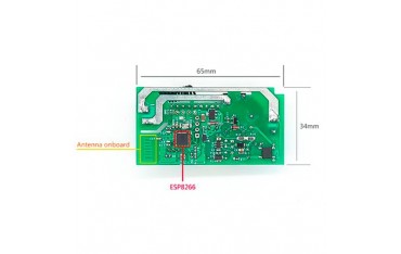 ماژول کنترل رادیویی باند 433MHz و دارای تراشه وای فای ESP8266 و توان 10 آمپر