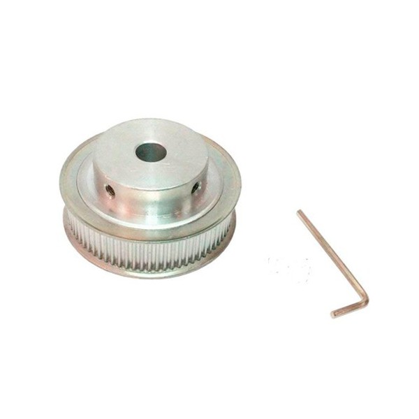 پولی تایم 40 دنده 2GT با قطر 6mm و آچار تنظیم شافت