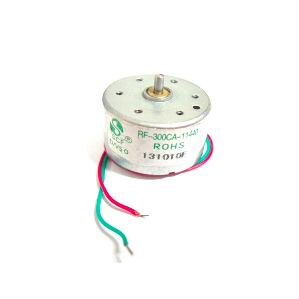 موتو گرد سیم دار 25x12 با ولتاژ 5 ولت RF-300CA-11440