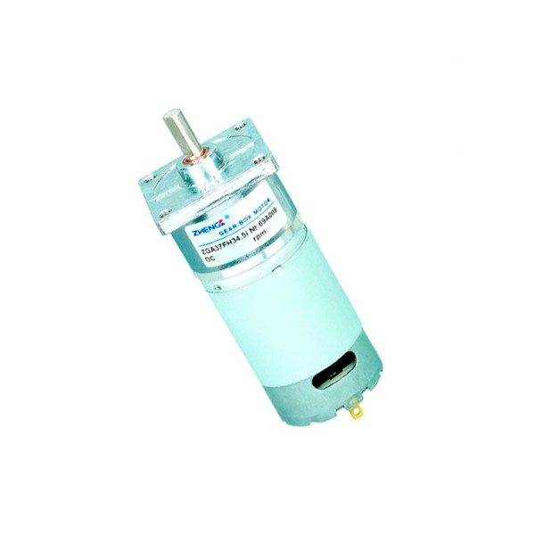 موتور گیربکس دار 12 ولت ZGA37FH با دوران 600RPM