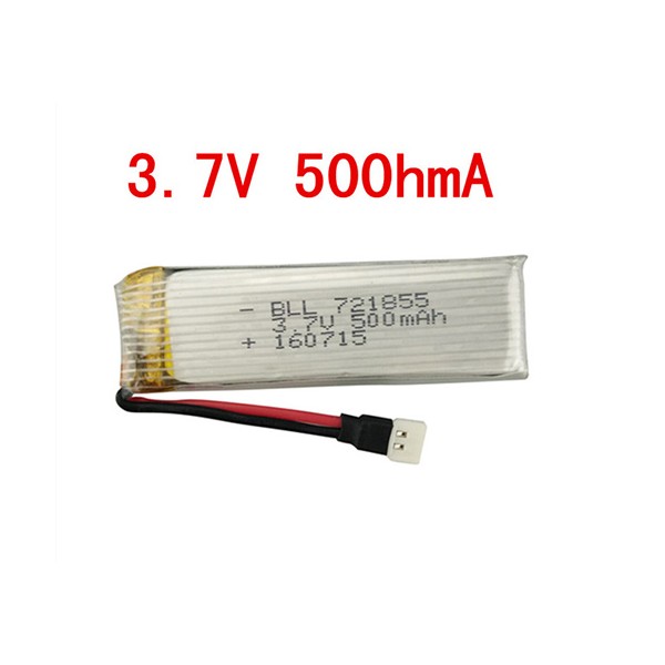 باتری Li-Po پهپاد 500 میلی آمپر 25C باتری لیتیوم پلیمر 3.7V 500mAh