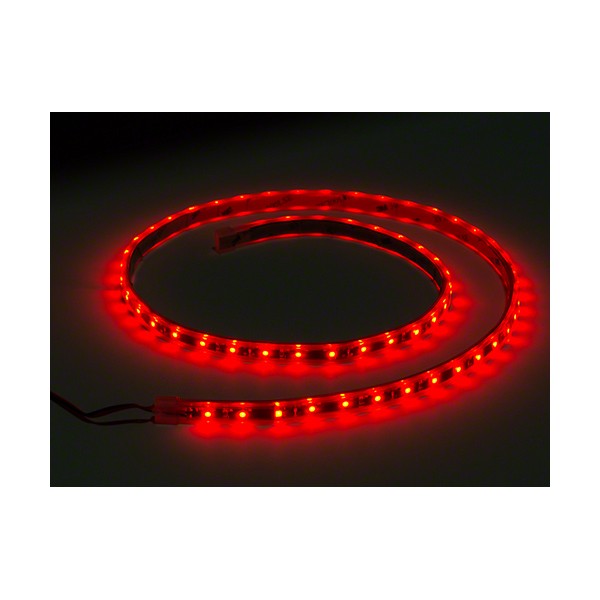 LED نواری قرمز 5050 TFS 12V با 30 ال ای دی LED در متر و روکش ضد آب