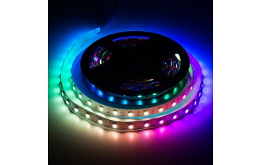 ال ای دی LED نواری RGB درشت 5050 ژلاتینی با نوار برچسب 60 lED در متر