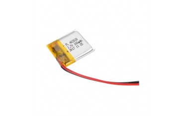 باتری لیتیوم پلیمر Li-Po 3.7V 100mAh تک سل 20x20mm