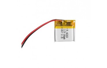 باتری لیتیوم پلیمر Li-Po 3.7V 100mAh تک سل 20x20mm